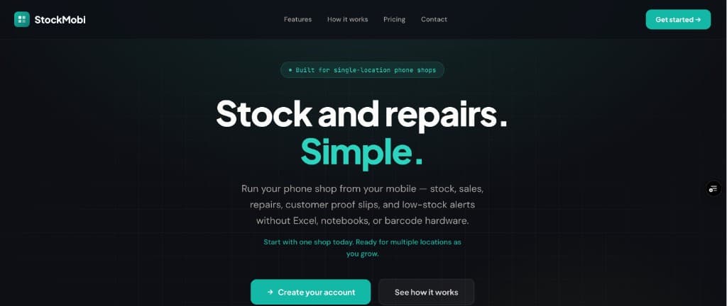 StockMobi website preview